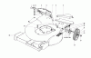Toro 20575 - Lawnmower, 1978 (8007501-8999999) Pièces détachées HOUSING ASSEMBLY