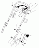 Toro 20577 - Lawnmower, 1985 (5000001-5999999) Pièces détachées HANDLE ASSEMBLY