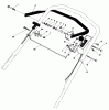 Toro 20581 - Lawnmower, 1983 (3000001-3999999) Pièces détachées TRACTION CONTROL ASSEMBLY