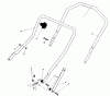 Toro 20581 - Lawnmower, 1985 (5000001-5999999) Pièces détachées HANDLE ASSEMBLY
