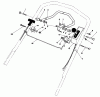 Toro 20581 - Lawnmower, 1986 (6000001-6999999) Pièces détachées CONTROL ASSEMBLY