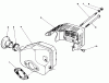 Toro 20581 - Lawnmower, 1986 (6000001-6999999) Pièces détachées MUFFLER ASSEMBLY