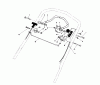 Toro 20581 - Lawnmower, 1987 (7000001-7999999) Pièces détachées CONTROL ASSEMBLY