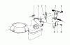 Toro 20581 - Lawnmower, 1988 (8000001-8999999) Pièces détachées BRAKE ASSEMBLY
