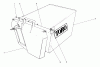 Toro 20581 - Lawnmower, 1988 (8000001-8999999) Pièces détachées GRASS BAG ASSEMBLY NO. 11-0159