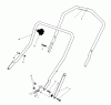 Toro 20581 - Lawnmower, 1988 (8000001-8999999) Pièces détachées HANDLE ASSEMBLY