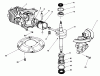 Toro 20584 - Lawnmower, 1984 (4000001-4999999) Pièces détachées CRANKSHAFT ASSEMBLY