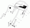 Toro 20584 - Lawnmower, 1984 (4000001-4999999) Pièces détachées HANDLE ASSEMBLY
