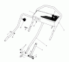 Toro 20584 - Lawnmower, 1988 (8000001-8999999) Pièces détachées HANDLE ASSEMBLY