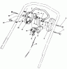 Toro 20584C - Lawnmower, 1989 (9000001-9999999) Pièces détachées CONTROL ASSEMBLY