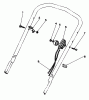 Toro 20586 - Lawnmower, 1985 (5000001-5999999) Pièces détachées THROTTLE CONTROL ASSEMBLY