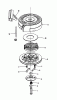 Toro 20586C - Lawnmower, 1988 (8000001-8999999) Pièces détachées REWIND STARTER NO. 590621