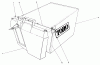 Toro 20588 - Lawnmower, 1986 (6000001-6999999) Pièces détachées GRASS BAG ASSEMBLY NO. 11-0159