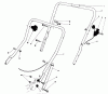 Toro 20588 - Lawnmower, 1987 (7000001-7999999) Pièces détachées HANDLE ASSEMBLY