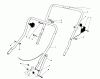 Toro 20588 - Lawnmower, 1990 (0000001-0999999) Pièces détachées HANDLE ASSEMBLY