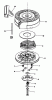 Toro 20588C - Lawnmower, 1988 (8000001-8999999) Pièces détachées REWIND STARTER NO. 590621