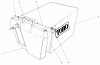 Toro 20588C - Lawnmower, 1989 (9000001-9999999) Pièces détachées GRASS BAG ASSEMBLY NO. 11-0159