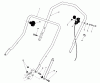 Toro 20610 - Lawnmower, 1983 (3000001-3999999) Pièces détachées HANDLE ASSEMBLY
