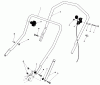 Toro 20610 - Lawnmower, 1984 (4000001-4999999) Pièces détachées HANDLE ASSEMBLY