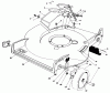 Toro 20610 - Lawnmower, 1984 (4000001-4999999) Pièces détachées HOUSING ASSEMBLY