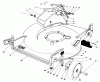 Toro 20610C - Lawnmower, 1985 (5000001-5999999) Pièces détachées HOUSING ASSEMBLY