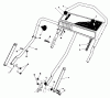 Toro 20620 - Lawnmower, 1987 (7000001-7999999) Pièces détachées HANDLE ASSEMBLY