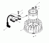 Toro 20620 - Lawnmower, 1988 (8000001-8999999) Pièces détachées MAGNETO & FLYWHEEL ASSEMBLY (MODEL NO. VMH7)