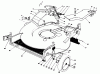 Toro 20620C - Lawnmower, 1988 (8000001-8999999) Pièces détachées HOUSING ASSEMBLY