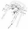 Toro 20622 - Lawnmower, 1987 (7000001-7999999) Pièces détachées TRACTION CONTROL ASSEMBLY
