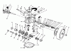 Toro 20622 - Lawnmower, 1990 (0000001-0003101) Pièces détachées GEAR CASE ASSEMBLY