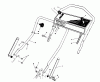Toro 20622 - Lawnmower, 1990 (0000001-0003101) Pièces détachées HANDLE ASSEMBLY