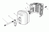 Toro 20622 - Lawnmower, 1990 (0000001-0003101) Pièces détachées MUFFLER ASSEMBLY (MODEL NO. VMJ8)
