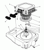 Toro 20622 - Lawnmower, 1990 (0000001-0003101) Pièces détachées RECOIL ASSEMBLY (MODEL NO. VMJ8)