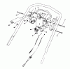 Toro 20622 - Lawnmower, 1990 (0000001-0003101) Pièces détachées TRACTION CONTROL ASSEMBLY