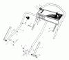 Toro 20622 - Lawnmower, 1990 (0003102-0999999) Pièces détachées HANDLE ASSEMBLY