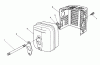 Toro 20622 - Lawnmower, 1990 (0003102-0999999) Pièces détachées MUFFLER ASSEMBLY (MODEL NO. VMK9-2)