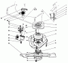 Toro 20622C - Lawnmower, 1987 (7000001-7999999) Pièces détachées BLADE BRAKE CLUTCH ASSEMBLY