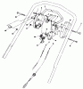 Toro 20622C - Lawnmower, 1987 (7000001-7999999) Pièces détachées TRACTION CONTROL ASSEMBLY