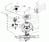 Toro 20622C - Lawnmower, 1988 (8000001-8999999) Pièces détachées BLADE BRAKE CLUTCH ASSEMBLY
