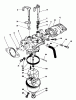 Toro 20622C - Lawnmower, 1988 (8000001-8999999) Pièces détachées CARBURETOR ASSEMBLY (MODEL NO. VMH7)