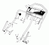 Toro 20622C - Lawnmower, 1988 (8000001-8999999) Pièces détachées HANDLE ASSEMBLY