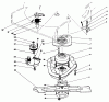 Toro 20624 - Lawnmower, 1987 (7000001-7999999) Pièces détachées BLADE & BRAKE CLUTCH ASSEMBLY