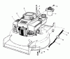 Toro 20624 - Lawnmower, 1988 (8000001-8999999) Pièces détachées ENGINE ASSEMBLY