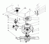 Toro 20624C - Lawnmower, 1988 (8000001-8999999) Pièces détachées BLADE & BRAKE CLUTCH ASSEMBLY