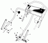 Toro 20626C - Lawnmower, 1987 (7000001-7999999) Pièces détachées HANDLE ASSEMBLY