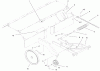 Toro 79271 - 36" Tiller, 260 Series Lawn and Garden Tractors, 2001 (210000001-210999999) Listas de piezas de repuesto y dibujos HITCH ASSEMBLY