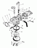 Toro 20627C - Lawnmower, 1986 (6000001-6999999) Pièces détachées CARBURETOR ASSEMBLY