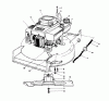 Toro 20627C - Lawnmower, 1986 (6000001-6999999) Pièces détachées ENGINE ASSEMBLY #1