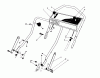 Toro 20627C - Lawnmower, 1986 (6000001-6999999) Pièces détachées HANDLE ASSEMBLY