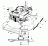 Toro 20627C - Lawnmower, 1987 (7000001-7999999) Pièces détachées ENGINE ASSEMBLY #1